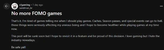 打遊戲像在上班！玩家吐槽在線遊戲越玩越焦慮