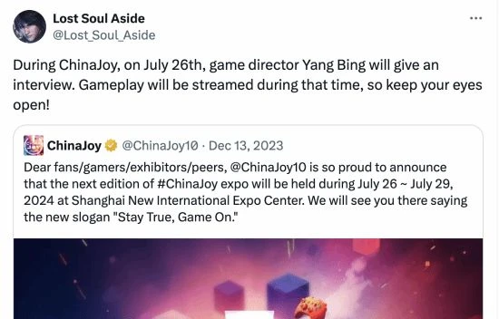 《失落之魂》製作人將亮相CJ引熱議：期待發售日！