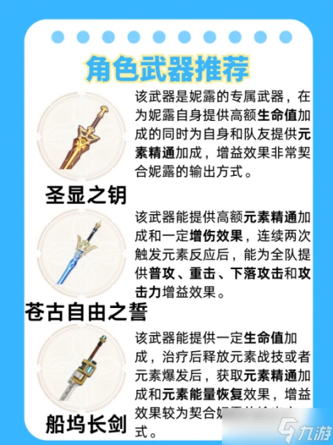 原神 V4.8攻略   上半卡池up角色妮露攻略詳解