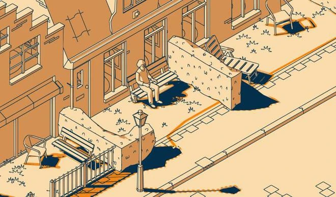 嬉戲於影子中的精靈，跳過了童年的水窪，追逐著成長