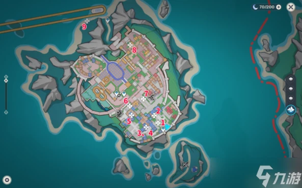 原神星軌王城9個摩拉箱收集在哪裡