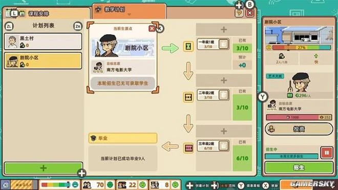 《學園構想家》NS版遊民評測7.8分 煥然一新的學園經營