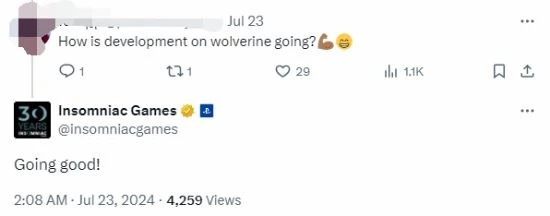 文件泄露影響不大？失眠組稱《漫威金剛狼》進展順利