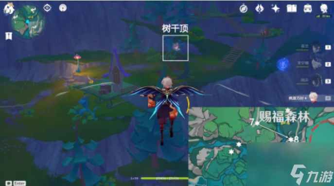 原神賜福森林歡聲飛羽收在哪裡 原神賜福森林歡聲飛羽收集路線介紹