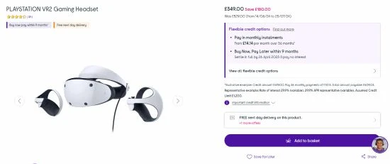 英國PSVR2史低促銷3200元！直降1600 比MQ3便宜