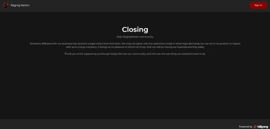 一家《COD》外掛製造商跑路：我們和動視打不起官司