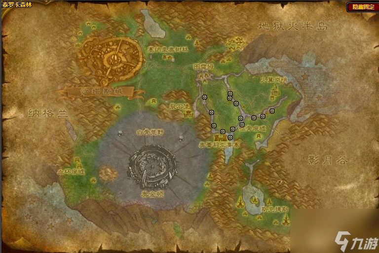 魔獸世界粗斑魔尾魚釣點在哪裡