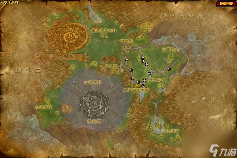 魔獸世界粗斑魔尾魚釣點在哪裡