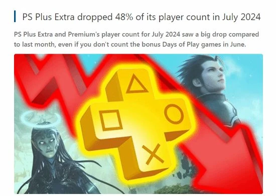 7月PS+2/3檔訂閱數下降48%：《遺蹟2》獨木難支？