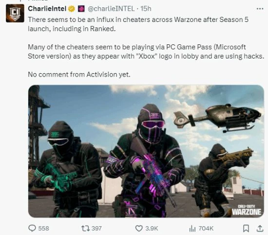 《COD20》加入XGP後外掛激增 玩家抱怨：玩不了了