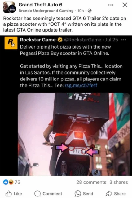 外網熱議:《GTAOL》更新疑似暗示《GTA6》新預告