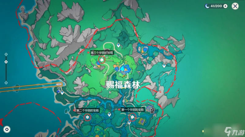 原神 V4.8攻略   希穆蘭卡-華麗寶箱全在哪裡