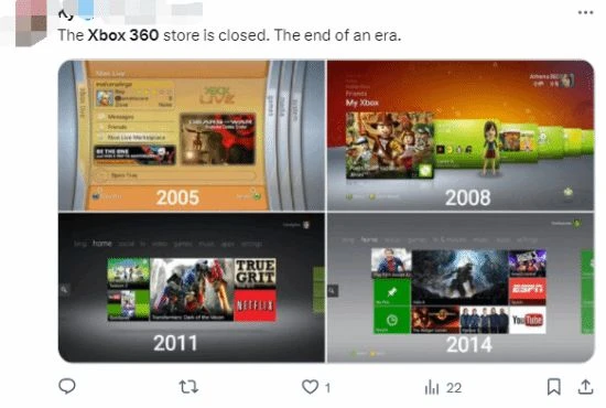 Xbox360商店正式關閉！玩家們發文悼念：時代已終結