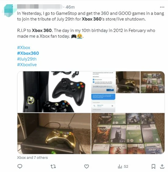 Xbox360商店正式關閉！玩家們發文悼念：時代已終結