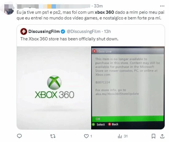 Xbox360商店正式關閉！玩家們發文悼念：時代已終結