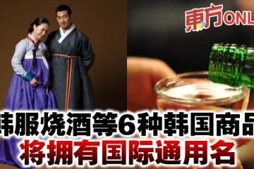 韓服燒酒等6種韓國商品　將擁有國際通用名