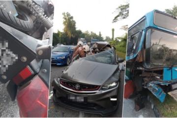 巴生康樂橋車禍　2男受傷