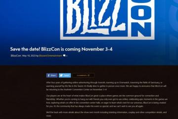 暴雪嘉年華將於2023年11月3日至4日在重回安納海姆線下