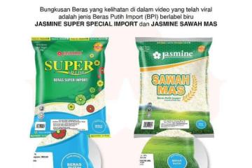 反駁本地米改裝進口米勾當　Jasmine促勿散播不實謠言