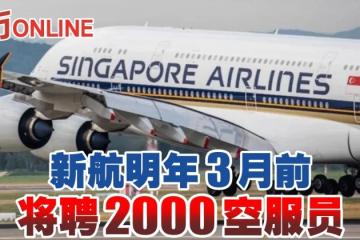 新航明年3月前聘2000空服員