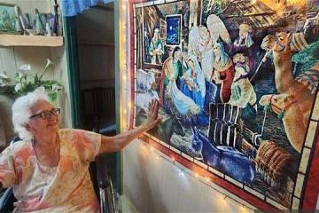 甲葡萄牙村百歲女人瑞　以傳統方式歡慶聖誕節