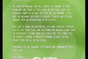 《德州電鋸殺人狂》開發商宣布退出：不管後續更新了