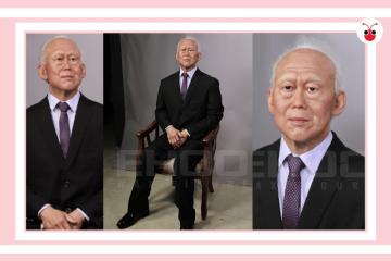 美國eBay電商平台出售真人大小的李光耀蠟像　開價超過2萬新元