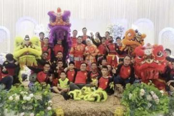 舞獅現身馬來族婚禮 展示多元家庭特色