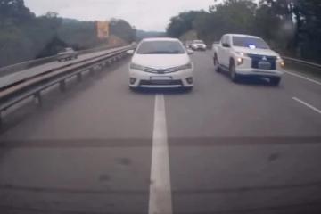 網傳四輪驅動車大道警鳴惹議　霹總警長：為押送2嫌犯