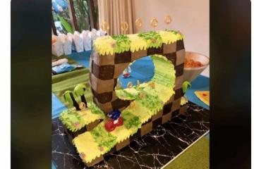 創意十足！玩家自製《刺蝟索尼克》綠色山丘主題蛋糕
