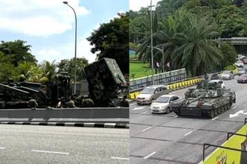 卡車、坦克路上拋錨 大馬陸軍向人民道歉