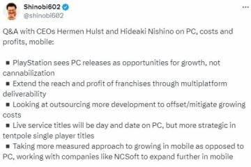 索尼仍將PC市場視為重要領域 考慮外包更多開發工作