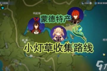 原神 V4.6攻略   蒙德—小燈草收集路線