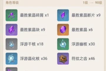 原神 V4.7攻略   久岐忍角色培養攻略