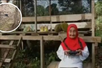 使用無人機巡視管理榴槤園　「摩登阿嫲」讓網民驚嘆