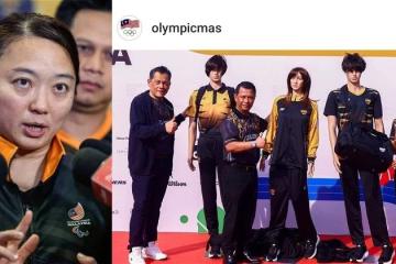 大馬奧運會隊服被吐糟老土　楊巧雙：奧理會負責設計非青體部