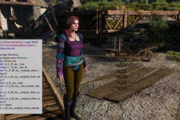 《巫師3》自定義角色Mod 扮演女術士用法術戰鬥