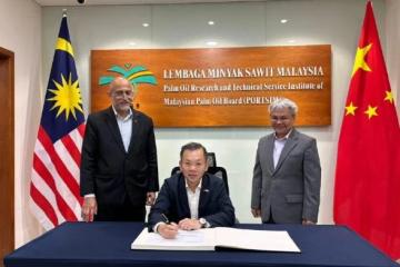 大馬棕油在華市場受到認可　陳泓縑：棕油局上海分支功不可沒