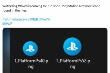 主機版即將到來？《鳴潮》PS圖標現身遊戲文件目錄