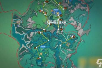 《原神》4.8版本歡聲之羽收路線推薦 神瞳全收集攻略