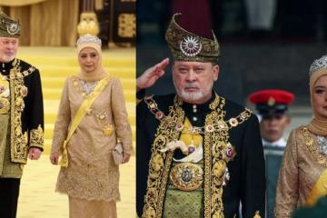 大馬蘇丹依布拉欣登基大典　元首後國花圖案禮服出席