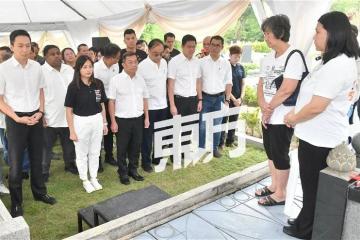 趙明福逝世15周年公祭　行動黨領袖與近百民眾出席