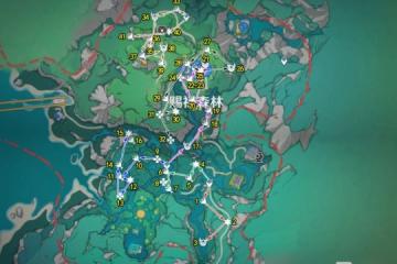 原神 V4.8攻略   希穆蘭卡寶箱收集 賜福森林篇