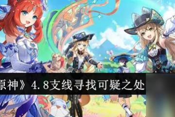 原神4.8支線尋找可疑之處線索是什麼 原神4.8支線尋找可疑之處線索介紹