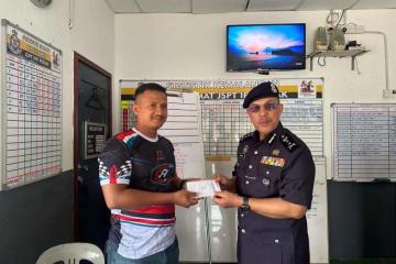 護送途中發生意外　 安華捐款助受傷交警