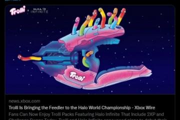 《光環》聯動Trolli 遊戲針刺槍將在現實中發射軟糖