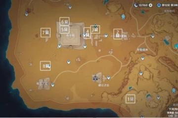 原神3.1須彌沙漠元能沙鍾位置一覽