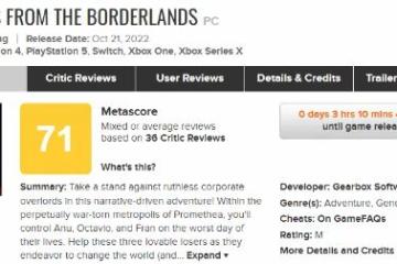 《無主之地新傳說》M站71分：故事幽默、角色優秀