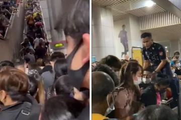 馬國新山關卡周五晚大擁擠 柔警方：巴士入境人數激增所致