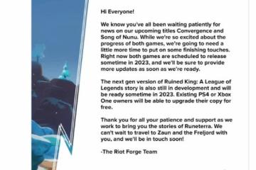 拳頭旗下多款單機遊戲推遲發布：需要時間最後潤色